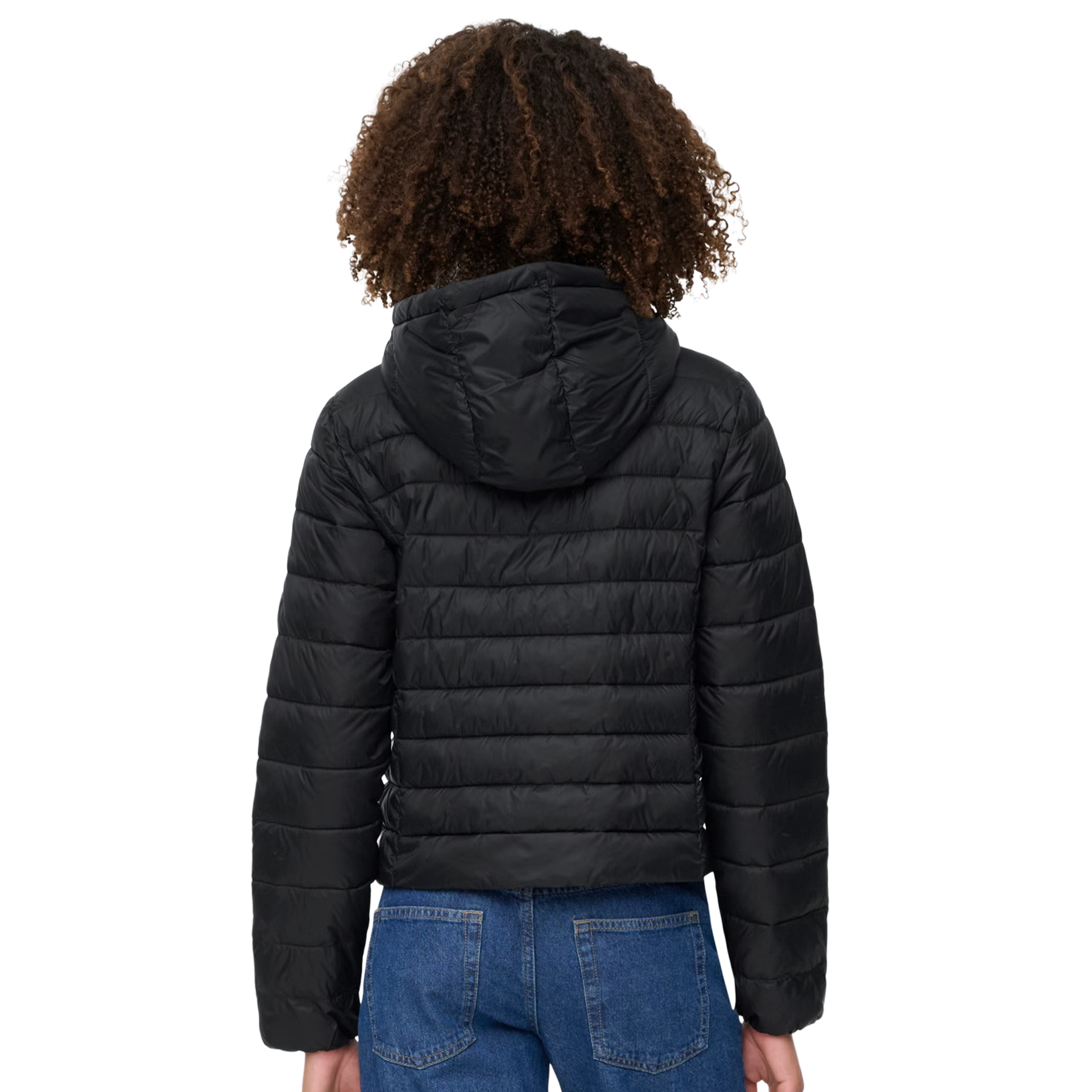 Only Casaco Tahia Lw Quilted Hood Black