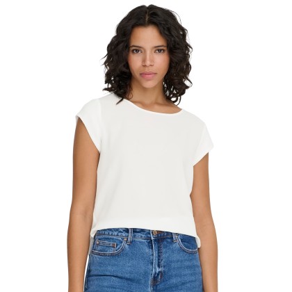 Only Blusa Solid Top Noos Cloud Dancer.