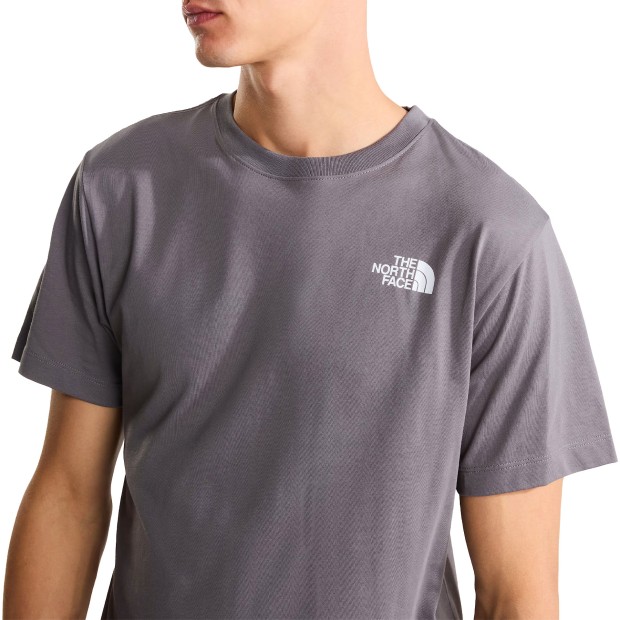 The North Face T-shirt M Vertical Reg Graphic Smoked Pearl