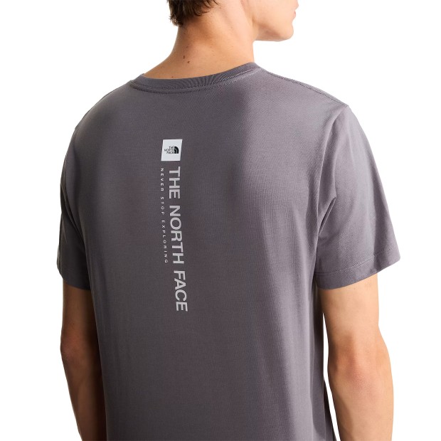 The North Face T-shirt M Vertical Reg Graphic Smoked Pearl