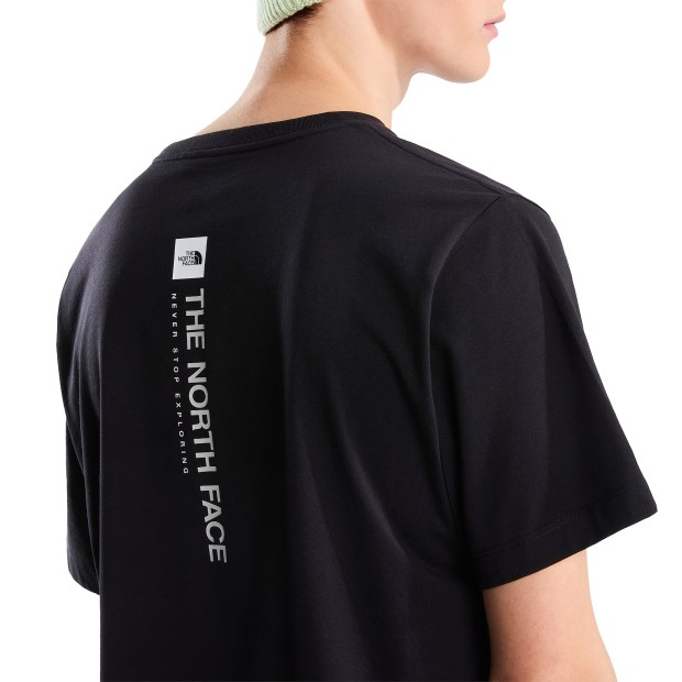 The North Face T-shirt M Vertical Reg Graphic Tnf Black