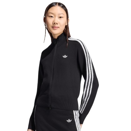 adidas Originals Casaco Knitted Firebird Black adidas Originals Casaco Knitted Firebird Black