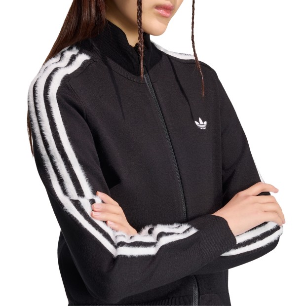 adidas Originals Casaco Knitted Firebird Black