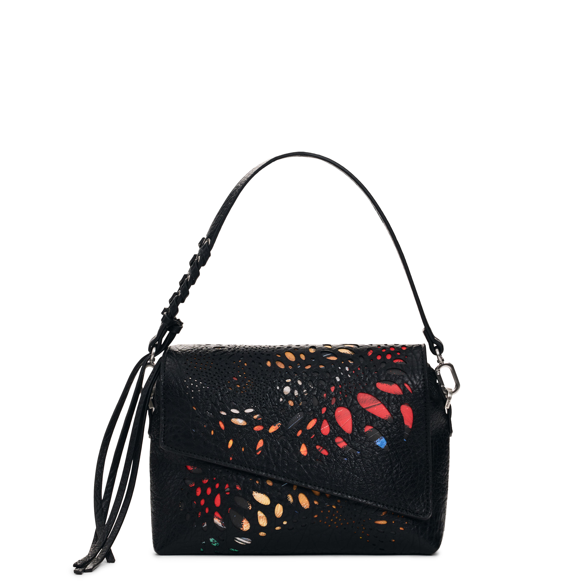 Desigual Mala Notus Print Phuket Mini Soft Negro