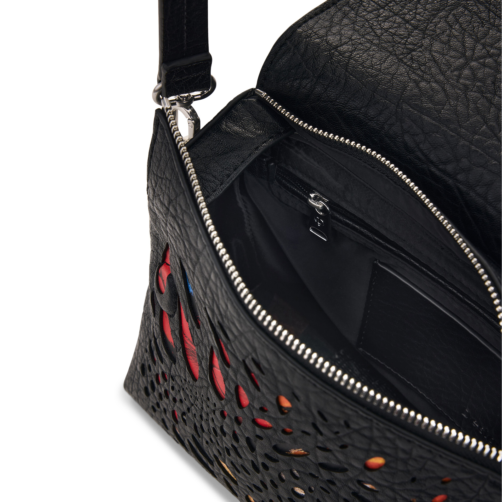 Desigual Mala Notus Print Phuket Mini Soft Negro