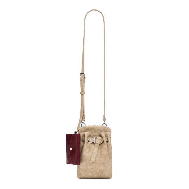 Desigual Mala Half Logo Alma Crudo Beige