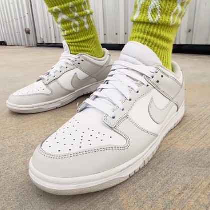 Nike W Dunk Low White/photon Dust-white