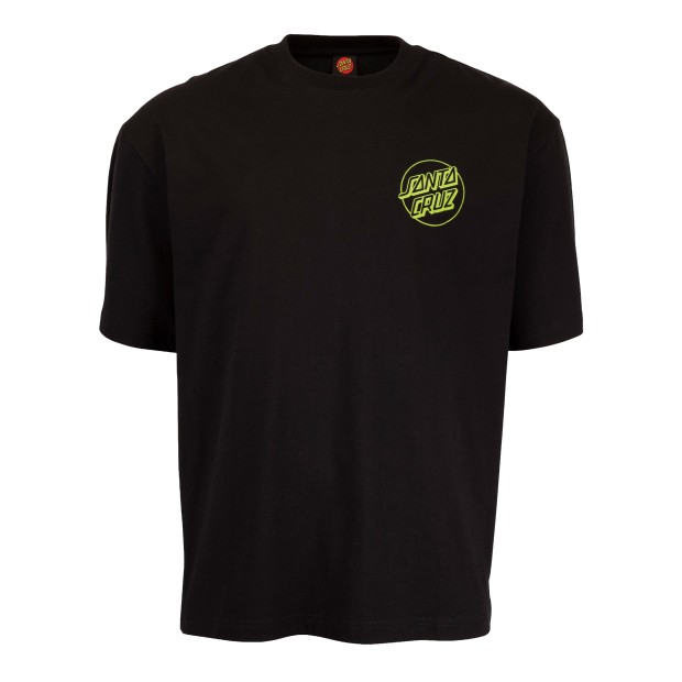 Santa Cruz T-shirt Tiki Hand Strip Black