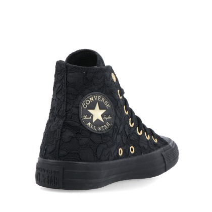 Converse Chuck Taylor All Star Hi Lace Black/black/gold