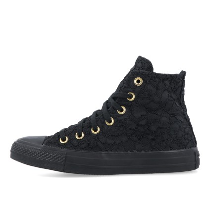 Converse Chuck Taylor All Star Hi Lace Black/black/gold