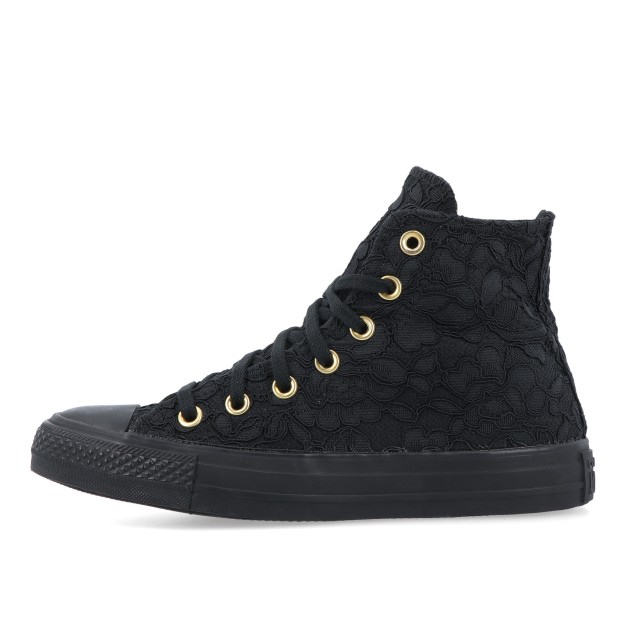 Converse Chuck Taylor All Star Hi Lace Black/black/gold
