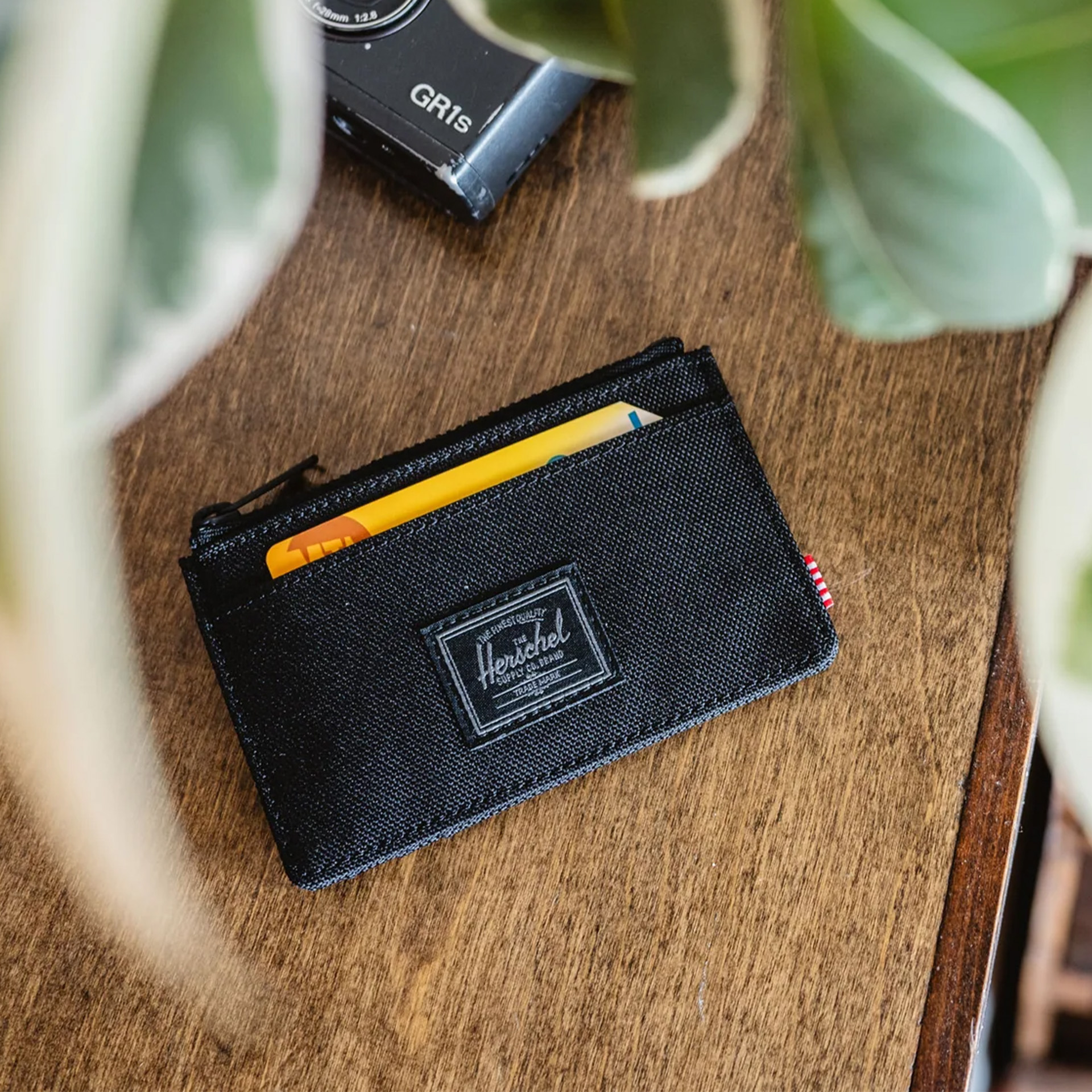 Herschel Carteira Oscar Black Tonal