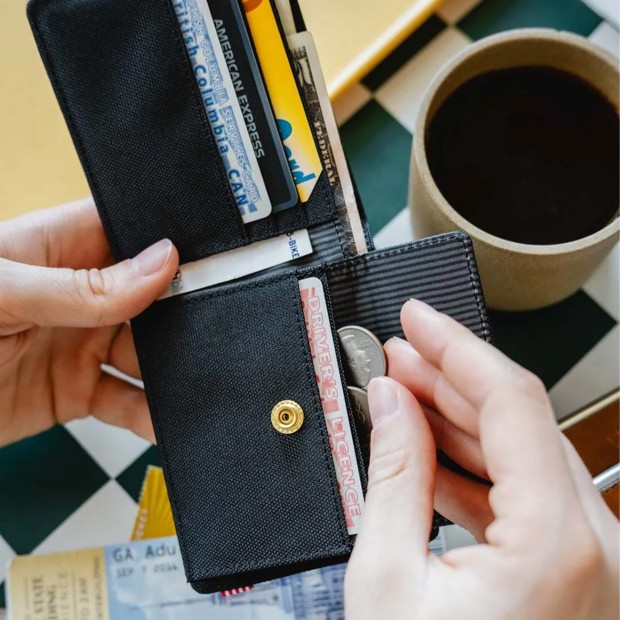 Herschel Carteira Roy Black Tonal