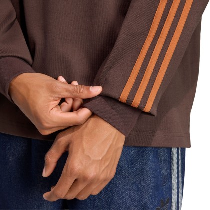 adidas Originals Polo 3-stripes Rugby Brown / Aurora Coffee
