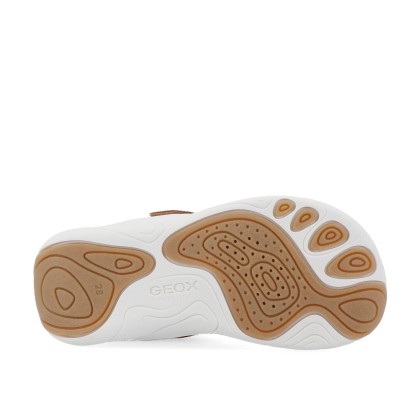 Geox J Foot-run Caramel/white