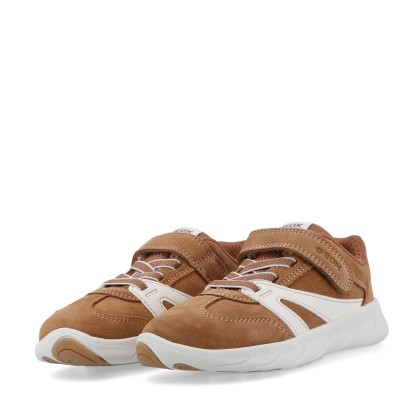 Geox J Foot-run Caramel/white