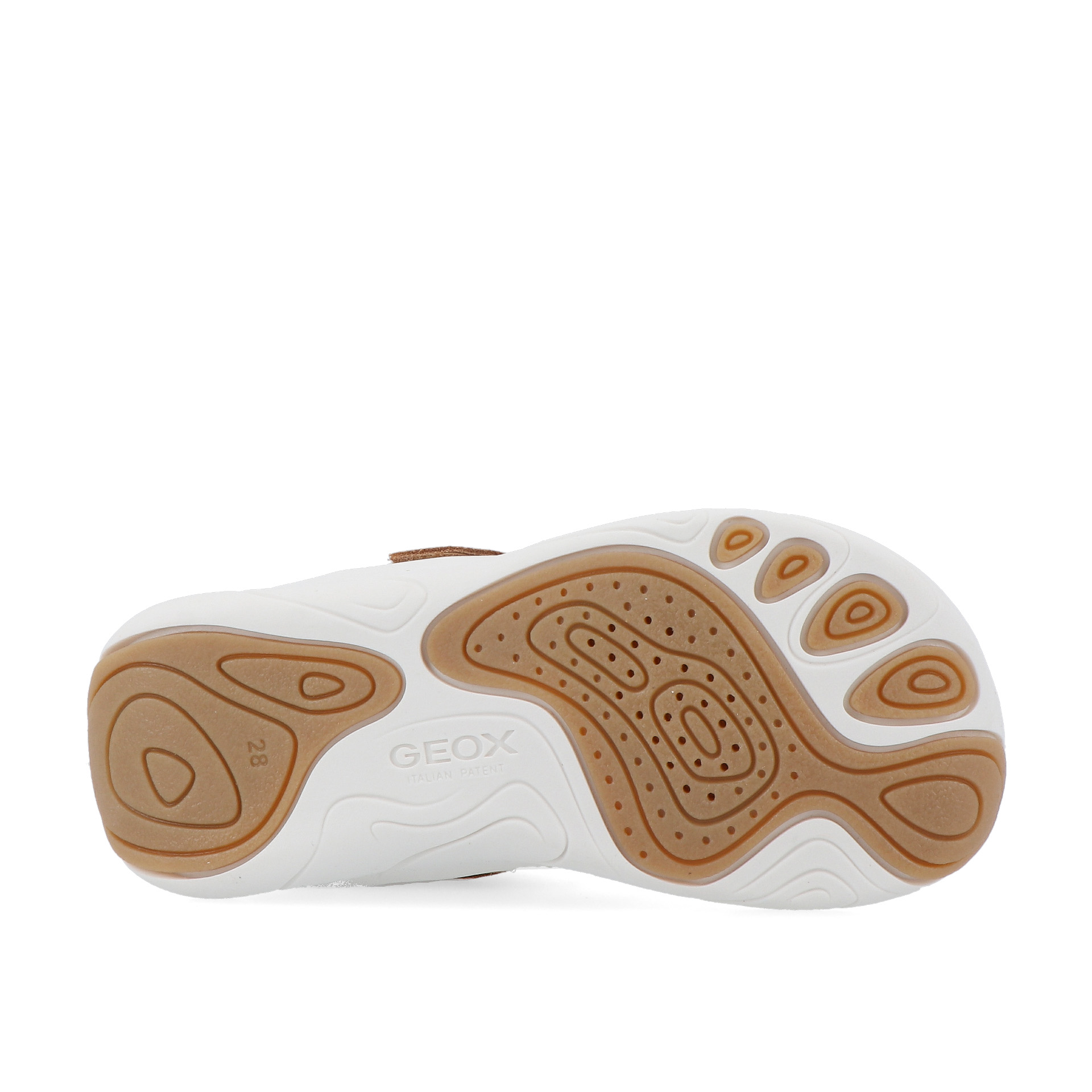 Geox J Foot-run Caramel/white