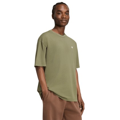 adidas Originals T-shirt Trefoil Essentials Washed Loose Green / Olive Strata adidas Originals T-shirt Trefoil Essentials Washed Loose Green / Olive Strata