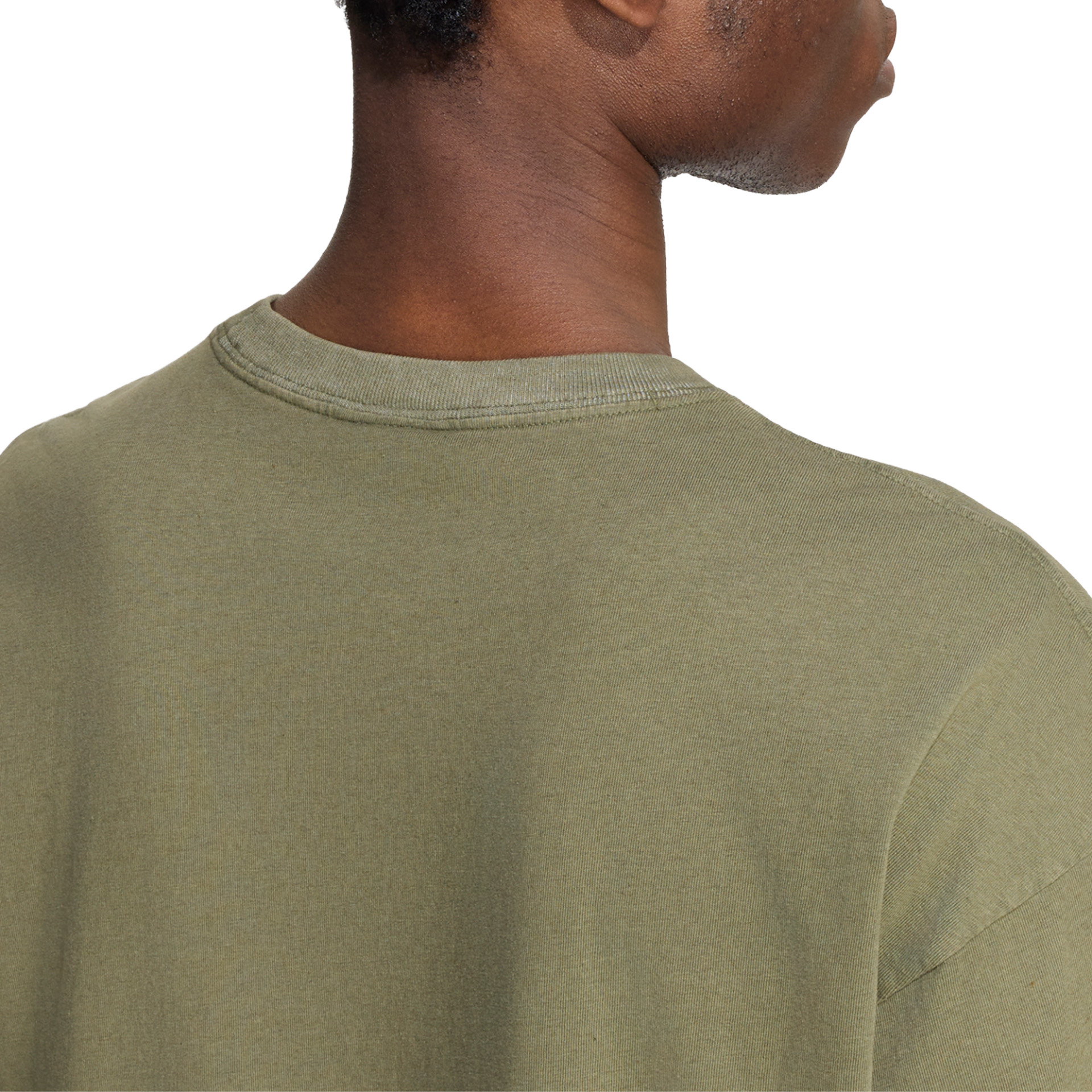 adidas Originals T-shirt Trefoil Essentials Washed Loose Green / Olive Strata