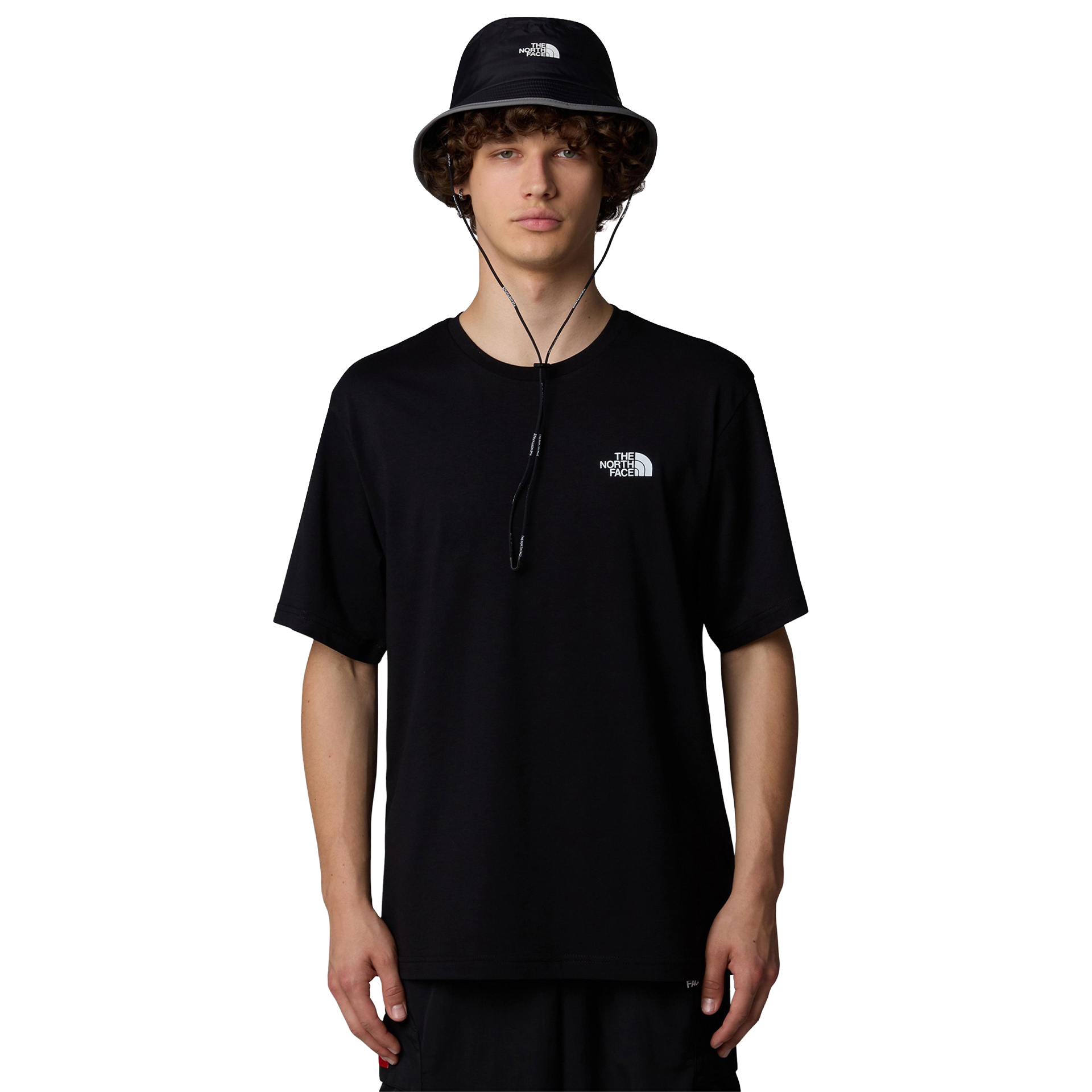 The North Face T-shirt M Mountain Sketch Black