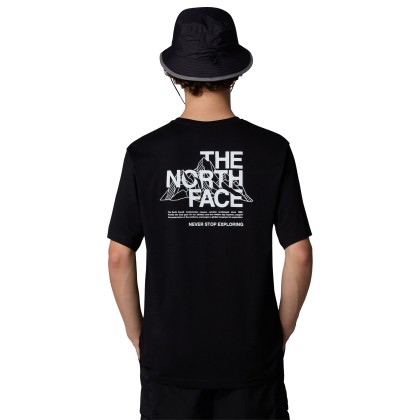 The North Face T-shirt M Mountain Sketch Black The North Face T-shirt M Mountain Sketch Black