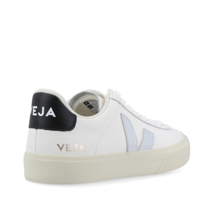 Veja Campo Leather White Silver Black