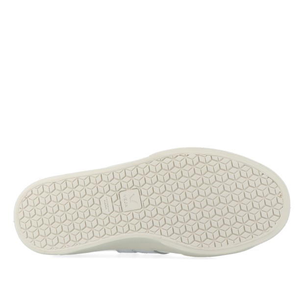Veja Campo Leather White Silver Black