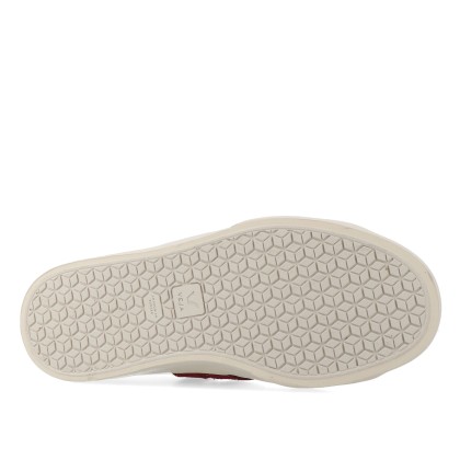 Veja Campo Leather White Grenat