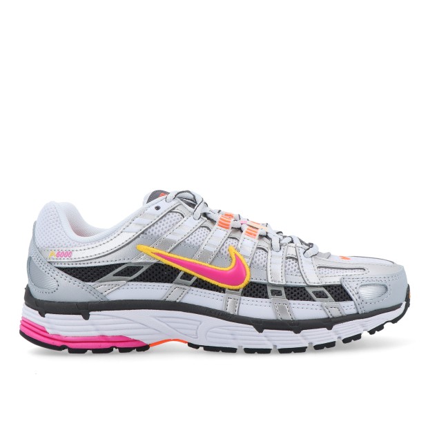Nike P-6000 White/laser Fuchsia-mtlc Platinum