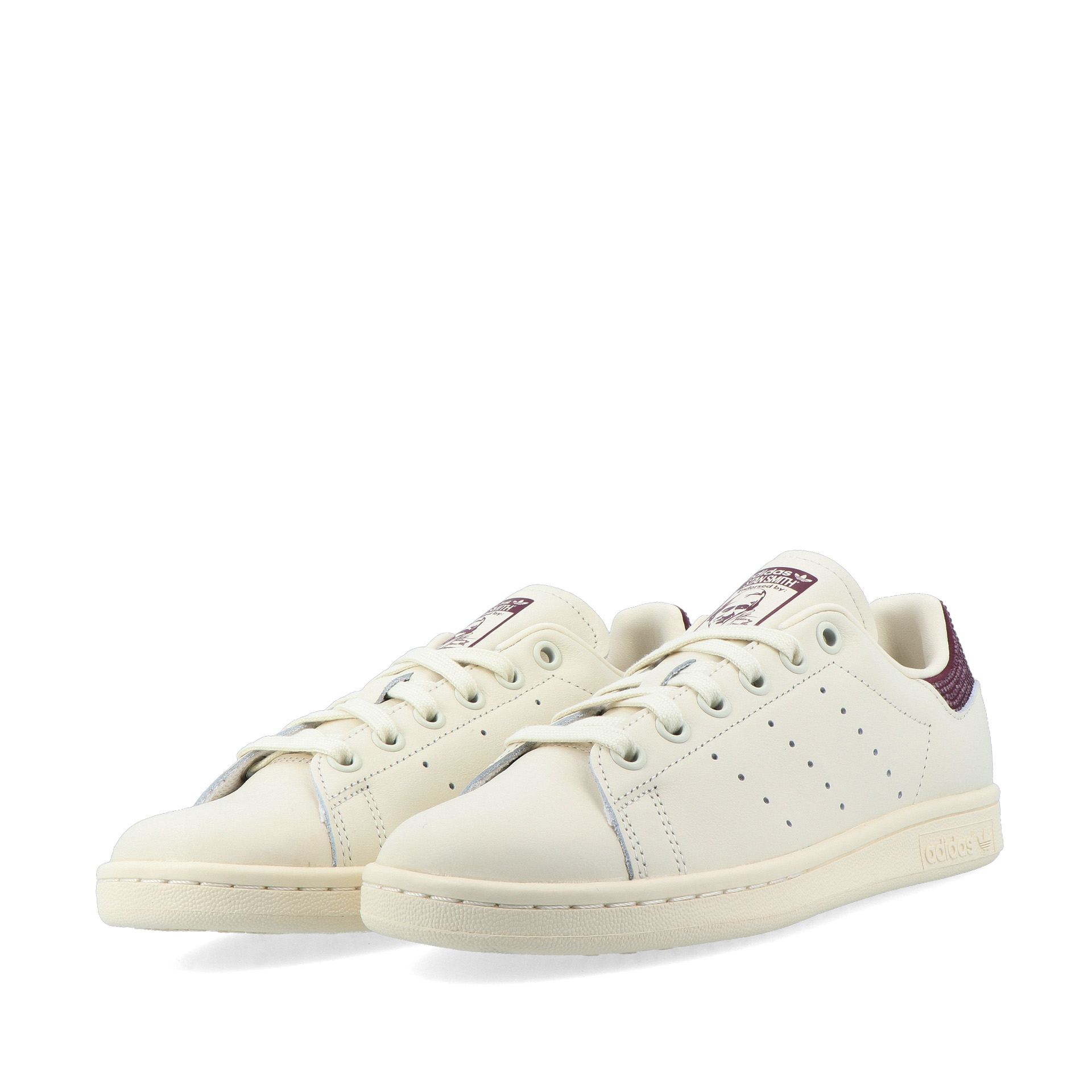 adidas Originals Stan Smith W Off White / Maroon