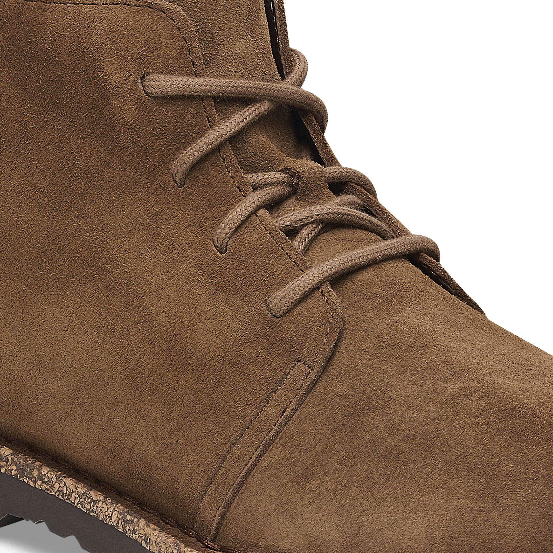 Birkenstock Uppsala Mid Shearling Suede Leather Narrow Dark Tea