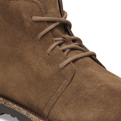 Birkenstock Uppsala Mid Shearling Suede Leather Narrow Dark Tea Birkenstock Uppsala Mid Shearling Suede Leather Narrow Dark Tea