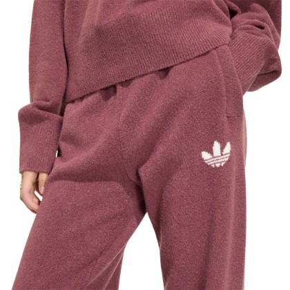 adidas Originals Calça Essentials Knit Brown / Quiet Crimson adidas Originals Calça Essentials Knit Brown / Quiet Crimson