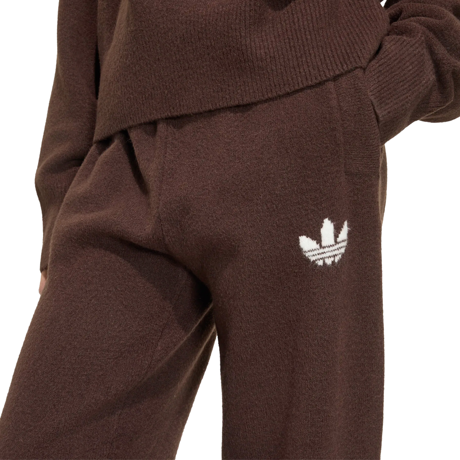 adidas Originals Calça Essentials Knit Brown / Aurora Coffee