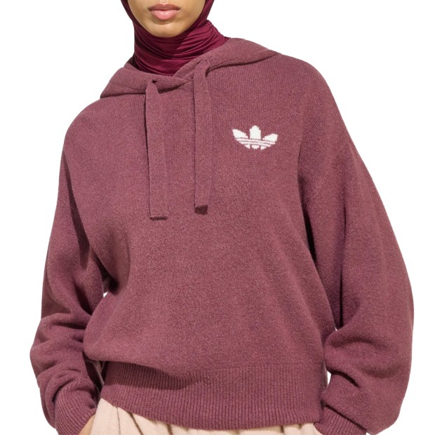 adidas Originals Sweat Essentials Knit Brown / Quiet Crimson