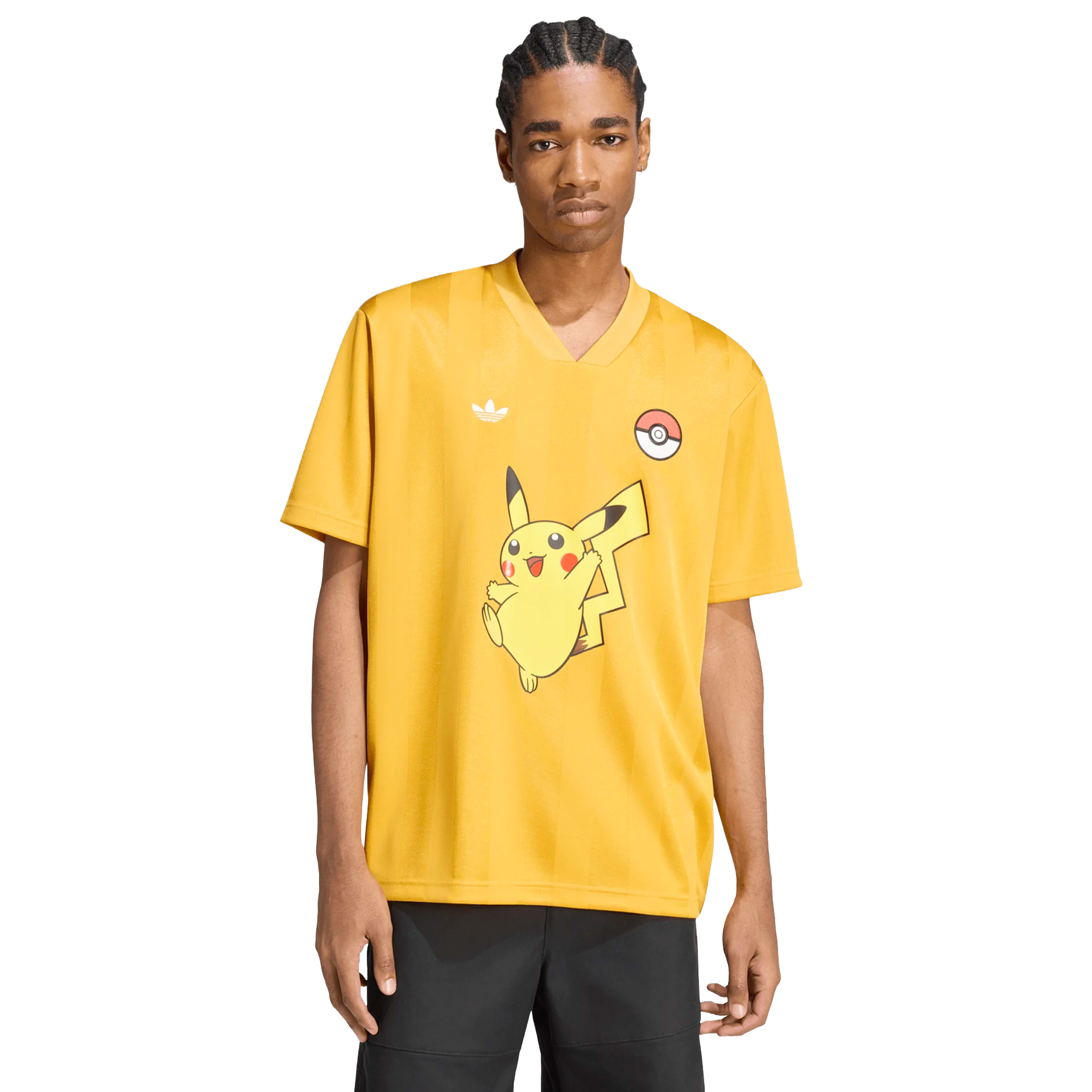adidas Originals T-shirt Pokémon Pikachu Jersey Yellow / Preloved Yellow