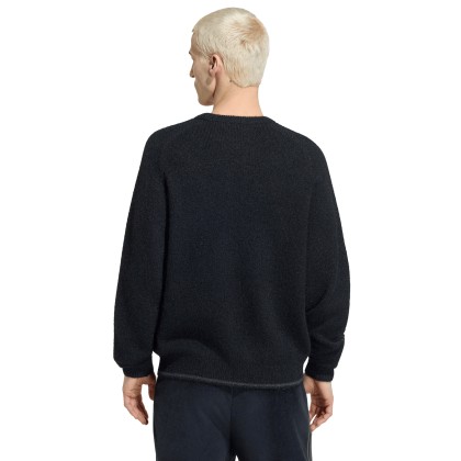 adidas Originals Camisola 3 Stripes Fluffy Knit Crew Black