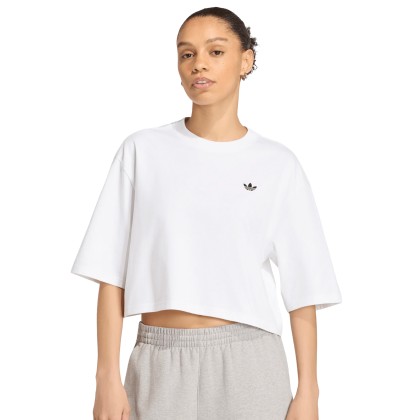 adidas Originals T-shirt Essentials Crop White