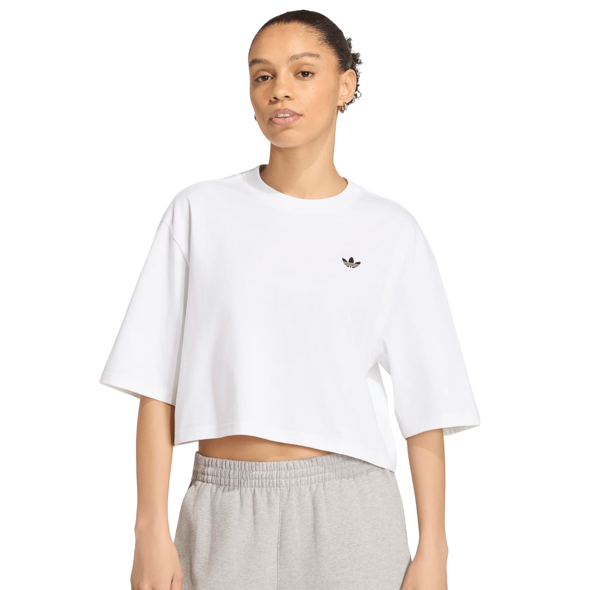 adidas Originals T-shirt Essentials Crop White