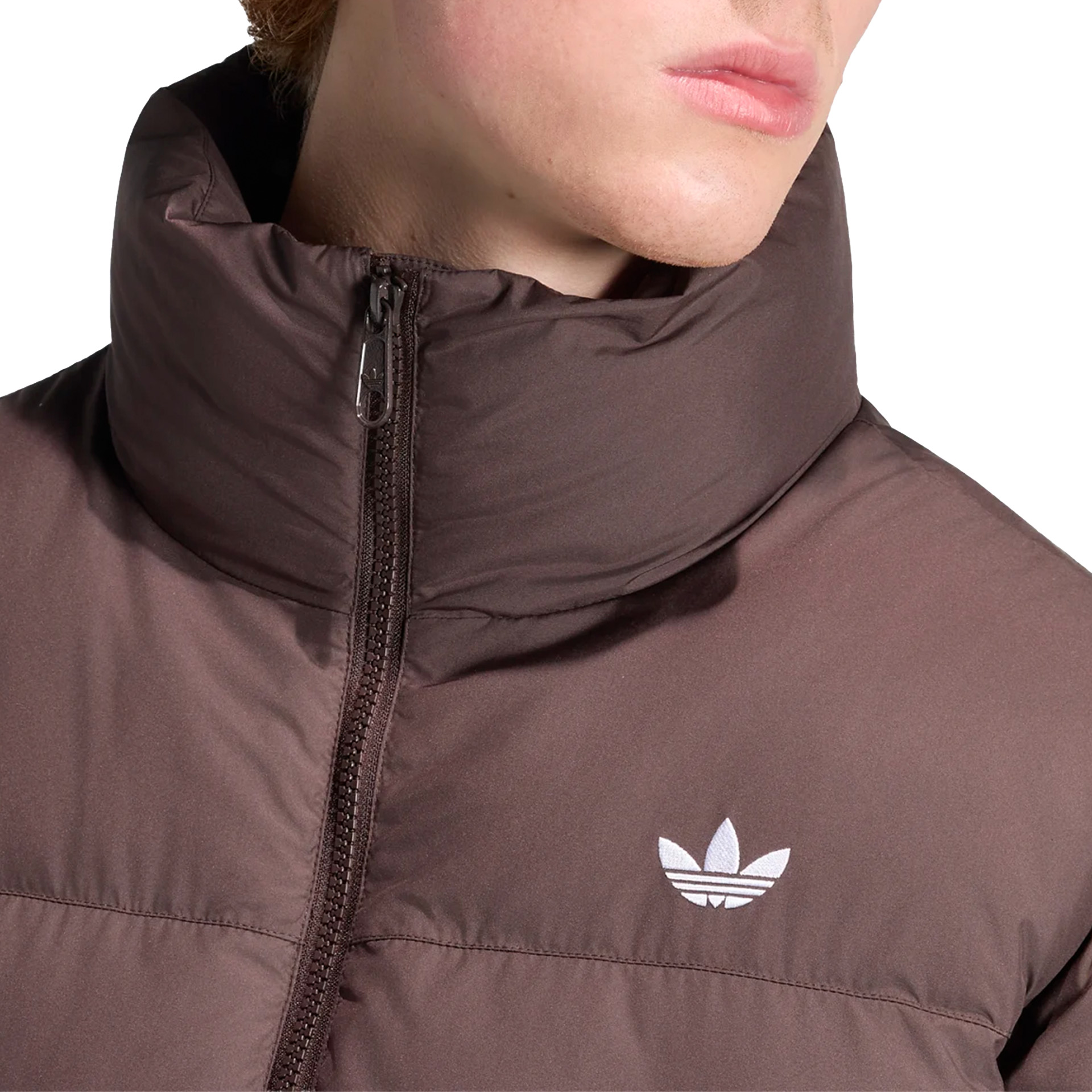 adidas Originals Casaco Stand Collar Regen Brown / Aurora Coffee