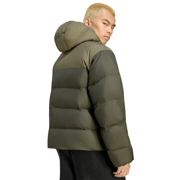 adidas Originals Casaco Hooded Regen Green / Night Cargo