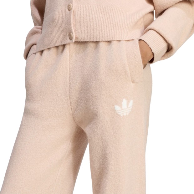 adidas Originals Calça Essentials Knit Brown / Wonder Taupe