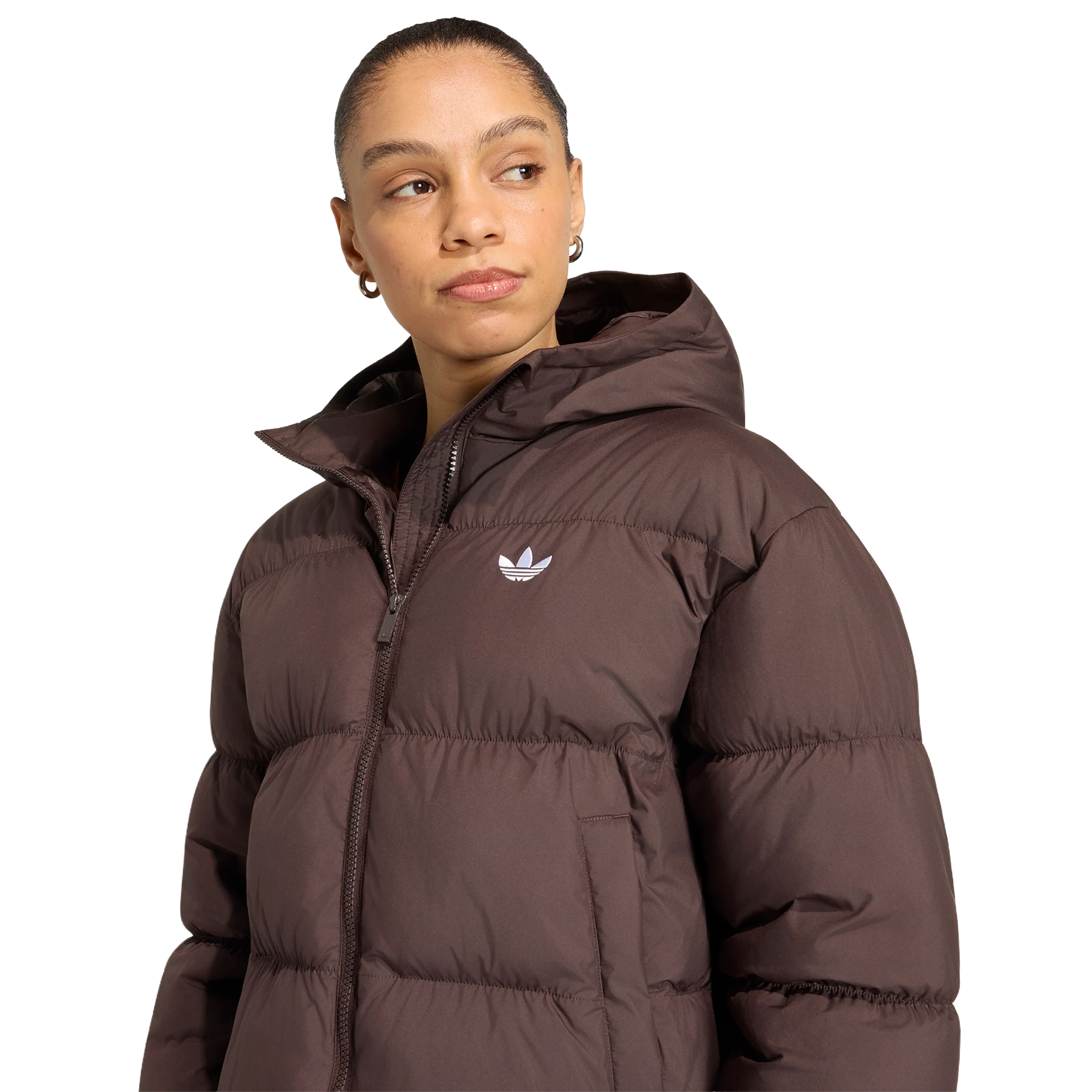 adidas Originals Casaco Hooded Padded Brown / Aurora Coffee