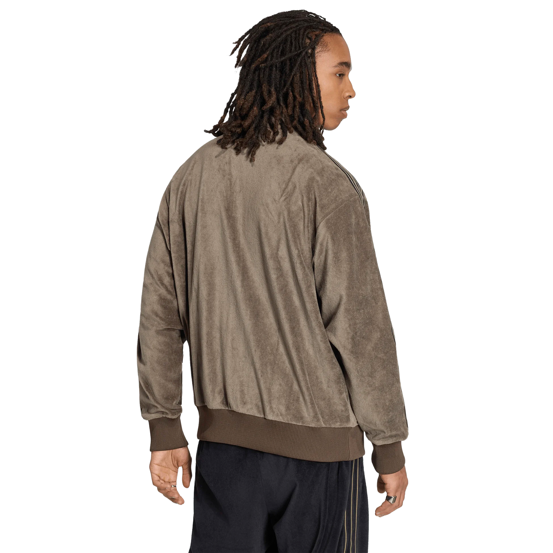 adidas Originals Casaco Firebird Velour Brown / Branch
