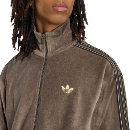 adidas Originals Casaco Firebird Velour Brown / Branch