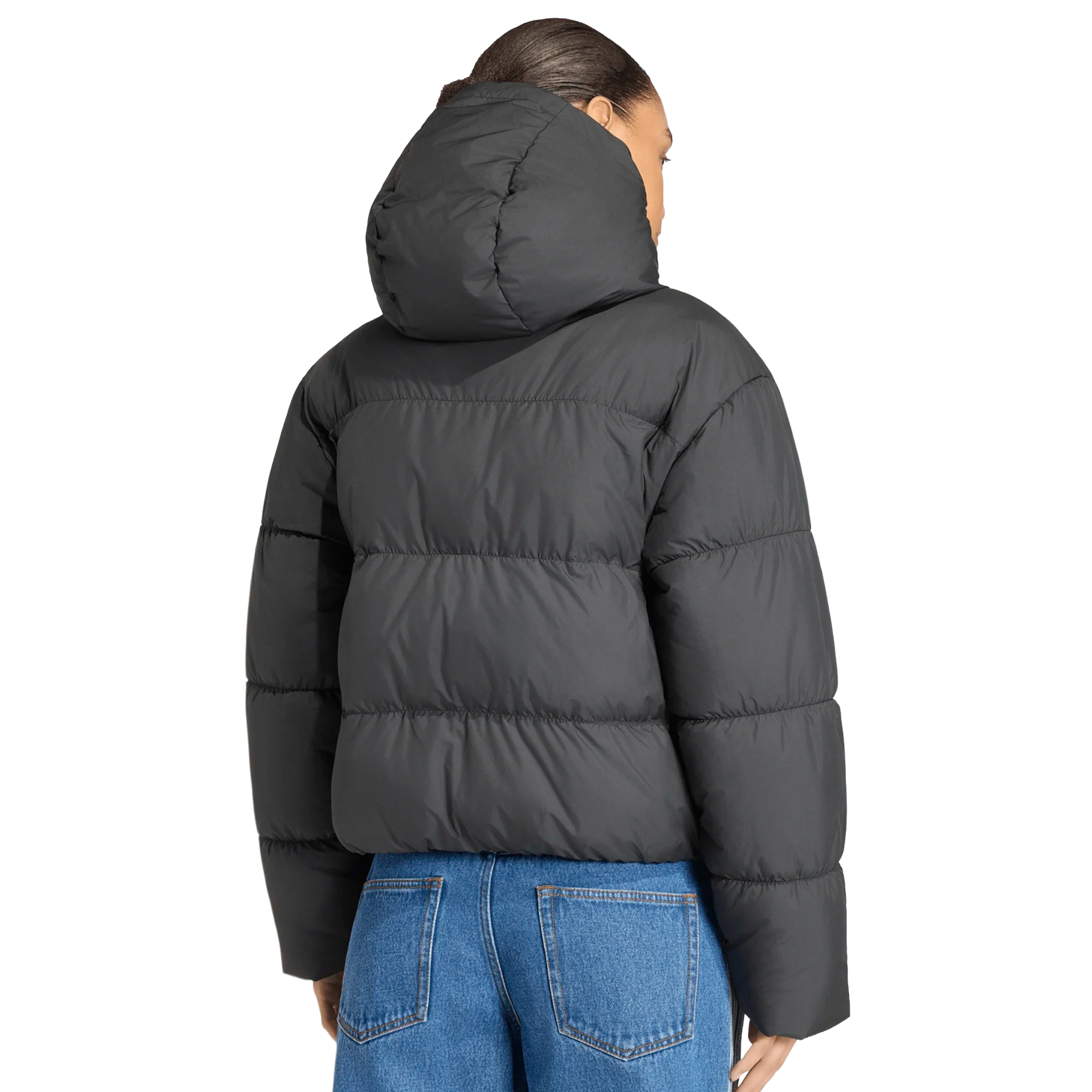 adidas Originals Casaco Hooded Padded Black