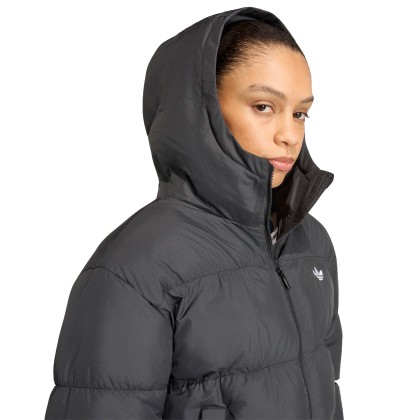 adidas Originals Casaco Hooded Padded Black