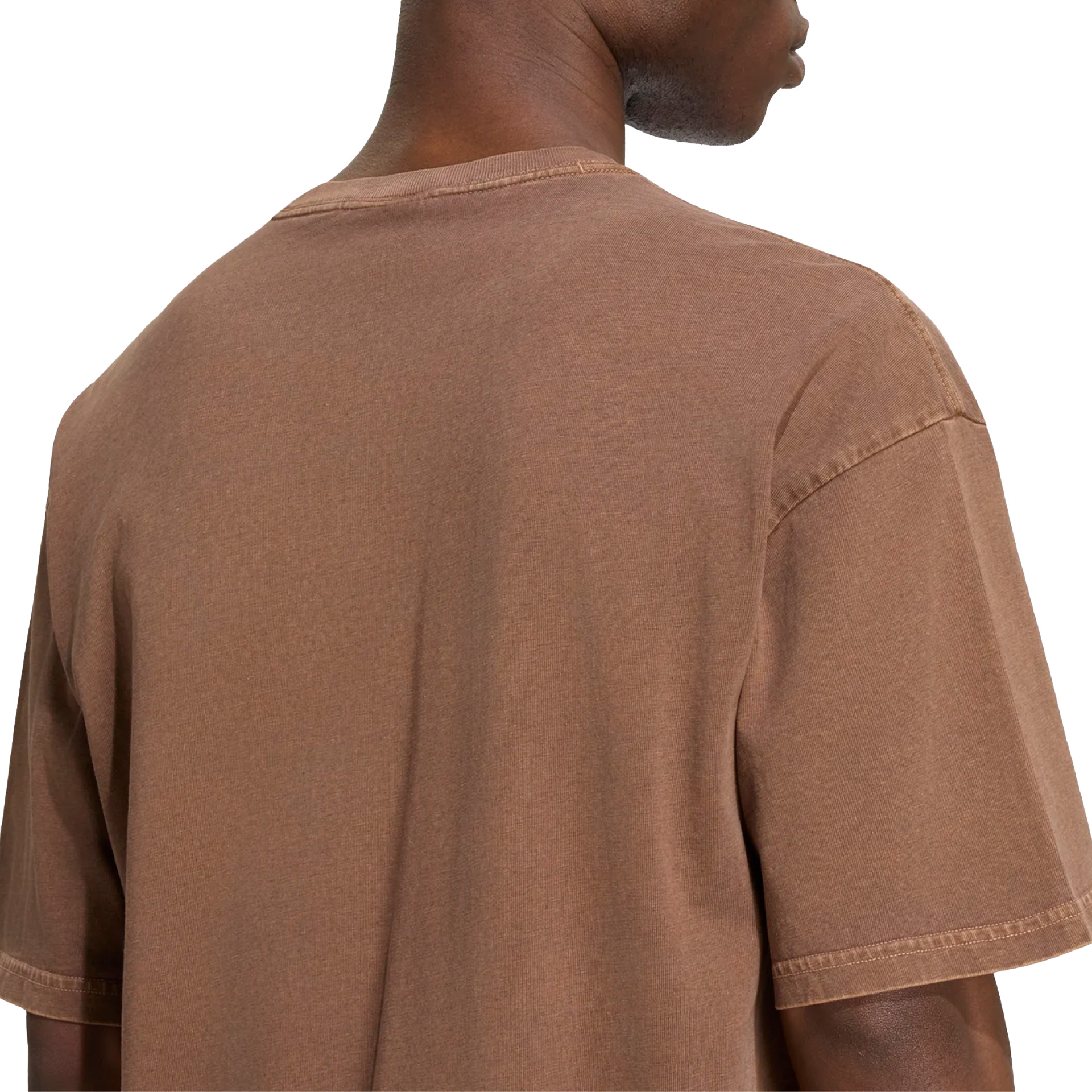 adidas Originals T-shirt Trefoil Essentials Washed Loose Brown / Preloved Brown