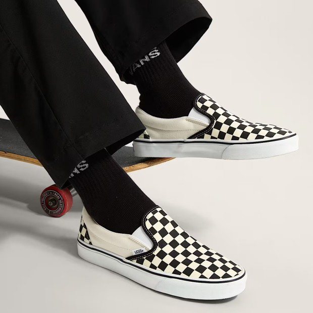 Vans Classic Slip-on Black/white/checkerboard