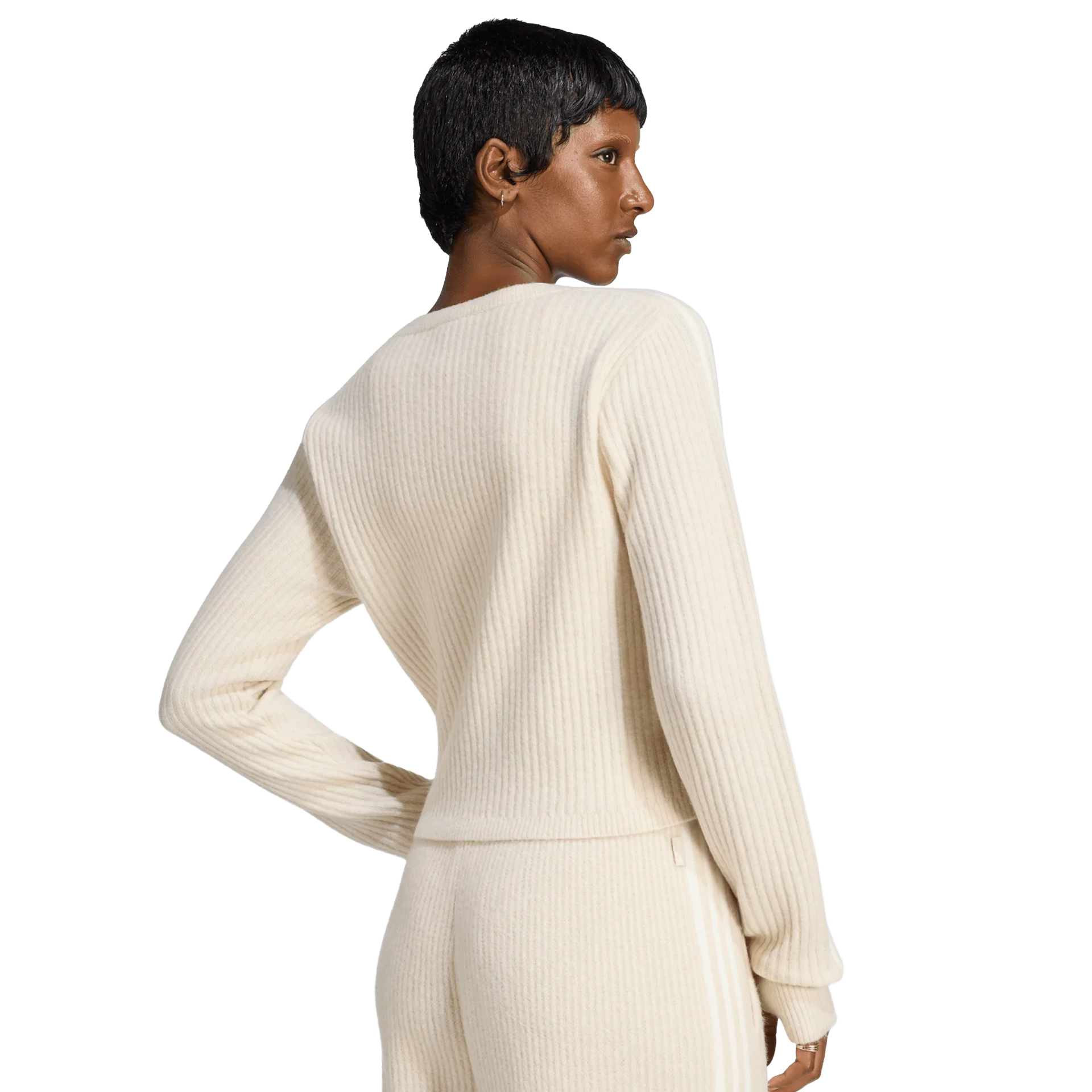 adidas Originals Adiluna S2 X Jennie Casaco Knitted Wrap Around Clear Brown